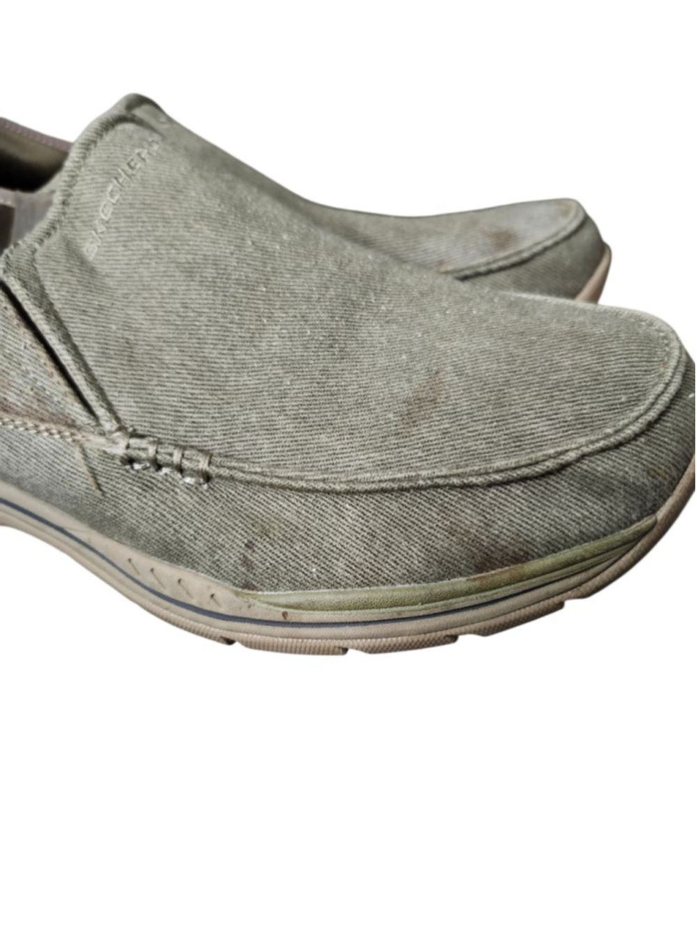 Skechers Hands Free Slip-Ins Cayson Canvas Loafers Men's Size 11 - Picture 4 of 6